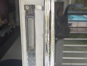 Sliding glass door lock repair