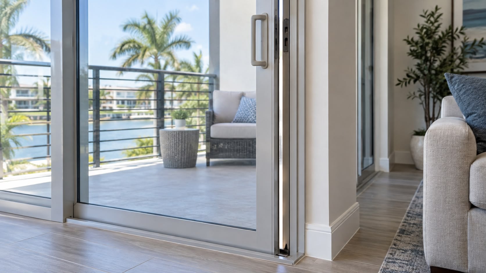 Sliding glass door won’t stay closed